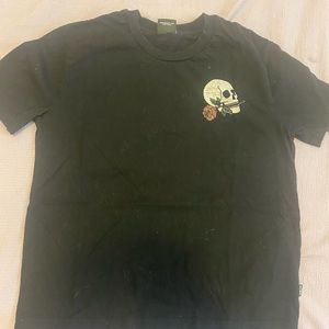 P&co cropped skull tee